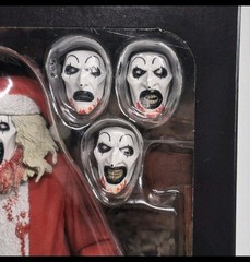 NECA Terrifier 3 Ultimate Art the Clown Bloody Santa Suit Boxed Action Figure