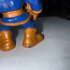Marvel Super Hero Squad Thanos Figure 2009 Hasbro Infinity Gauntlet & Wolverine