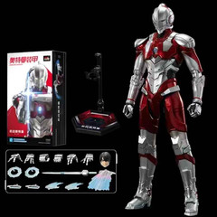 Ultraman Action Figure ZD Toy Kotaro Higashi Zero suit Tiga Suit Ace Ultra Seven