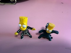 Bart Simpson Vinatge Figures Set Of Two in Costumes