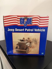 Hasbro GI Joe Jeep Desert Patrol Vehicle MIB 1/6 Scale