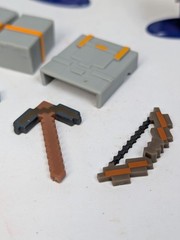 Minecraft Action Figure 34 Pc Lot Mixed Characters Blocks Varies Sizes Metal