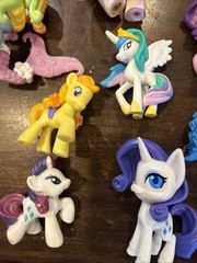 My Little Pony Mini MLP Lot Of 16 ponies Multiple Years And Styles, 1-2 Inch
