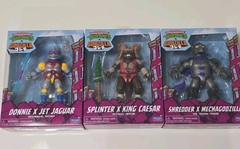 Teenage Mutant Ninja Turtles X Godzilla – Lot Splinter Donatello Shredder New
