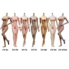 JIAOU DOLL 1/6 Female Action Figure Body Large Bust Breast For Phicen Hot Toys