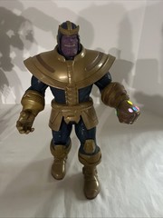 Marvel Avengers Thanos Talking/ Lights & Action Figure 14″ Disney Store Figurine