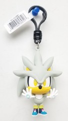Loose 2024 Monogram 3″ Sonic The Hedgehog S.2 “Silver” 3D Figural Bag Clip READ