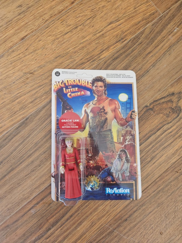 BIG TROUBLE IN LITTLE CHINA GRACIE LAW SUPER 7 REACTION NEW SEALED NEW UNPUNCHED