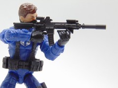 Custom 1:18 Scale HK416 Tactical Assault Rifle Weapons Set for 4″ GI JOE ARAH