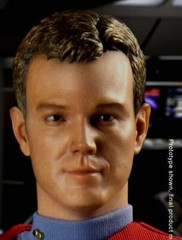 EXO-6 Star Trek Voyager 1/6 CHAKOTAY ~ TOM PARIS~ HARRY KIM (Head sculpts) only