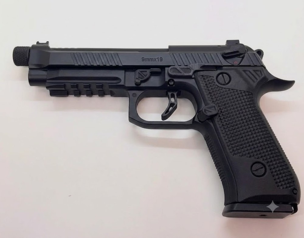 Beretta 92FS Tactical M9 1:1 Prop Slide-Trigger Works
