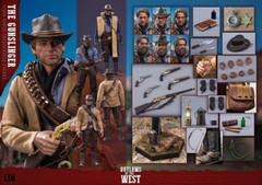 New Limtoys LIM008 1/6 Red Dead Redemption Arthur 12″ Figure In Stock