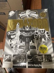 1993 MIB Power Rangers DELUXE MEGAZORD, Special Black/Gold