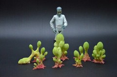 CUSTOM 3D PRINT STAR WARS SCI FI ALIEN PLANT 3.75″ SCALE 1:18 FIGURE DIORAMA
