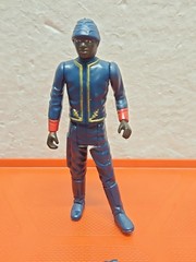 Star Wars 1980 Bespin Guard (Black) With Original Weapon From Kenner