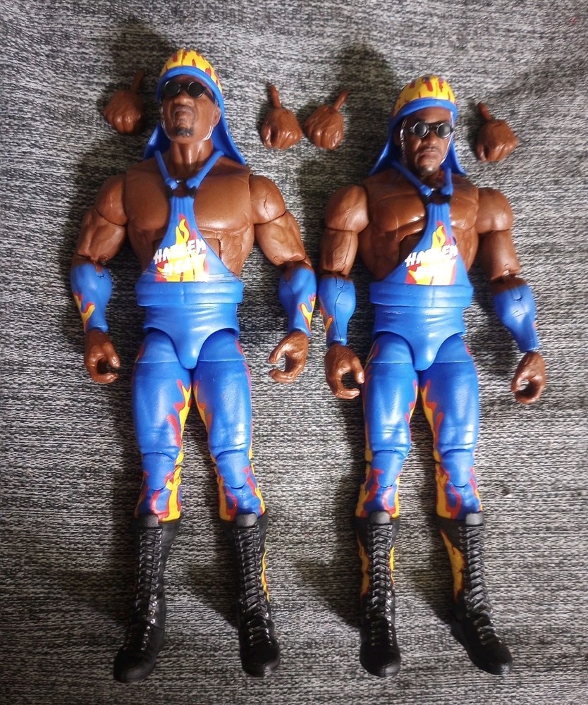 WWE Elite From The Vault Harlem Heat Figure Lot WWF WCW nWo Stevie Ray Booker T