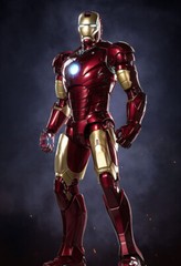 Marvel Avengers Iron Man Mark 3 MK3 Ironman Toy LED Light Action Figure Model