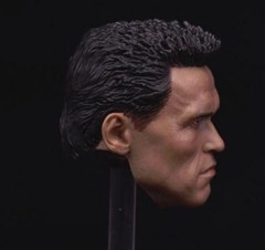 Custom 1/6 Arnold Schwarzenegger Head Sculpt 2.0 Terminator T800 for PHICEN M34