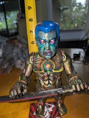 Restore Ofudo San Samurai Sofubi Custom Truslithers UV Reactive Hand Painted