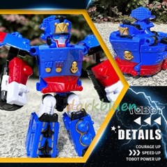 Tobot V GD Riptide Boat King Transforming Robot Vehicle Action Figure Toy 5.3″