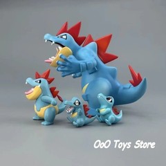 Pokémon Feraligatr Evolution Figure 3-11cm Anime PVC Collectible Toy Gift