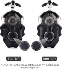 Bey Battling Burst Launcher and Grip, B-184 Left and Right Spin String Launcher