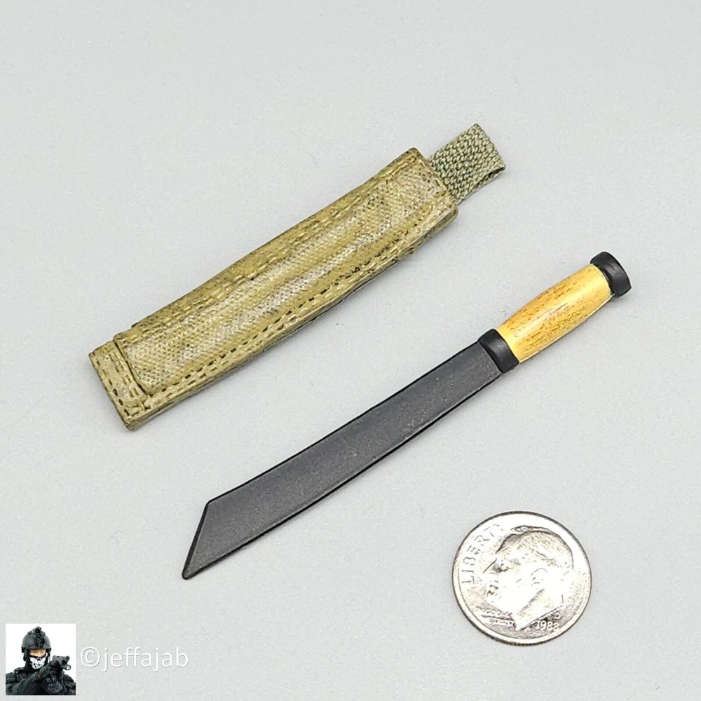 1:6 Ultimate Soldier Vietnam North Vietnamese Army Machete Knife 12″ Figures NVA