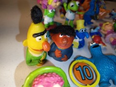 Vintage To Modern Sesame Street Mixed Toy Lot Sale Kermit Elmo Big Bird Oscar